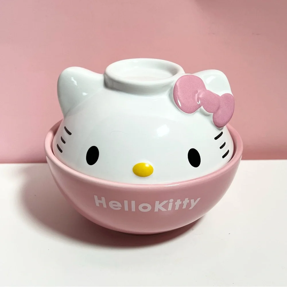 Vintage Y2K 2000s Mcbling Sanrio hello kitty rice bowl